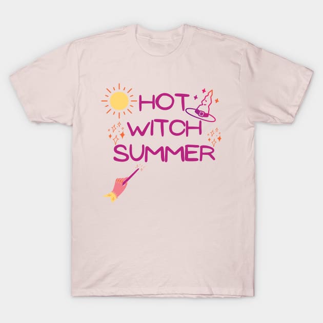 HOT WITCH SUMMER T-Shirt by The Witchy Bibliophile